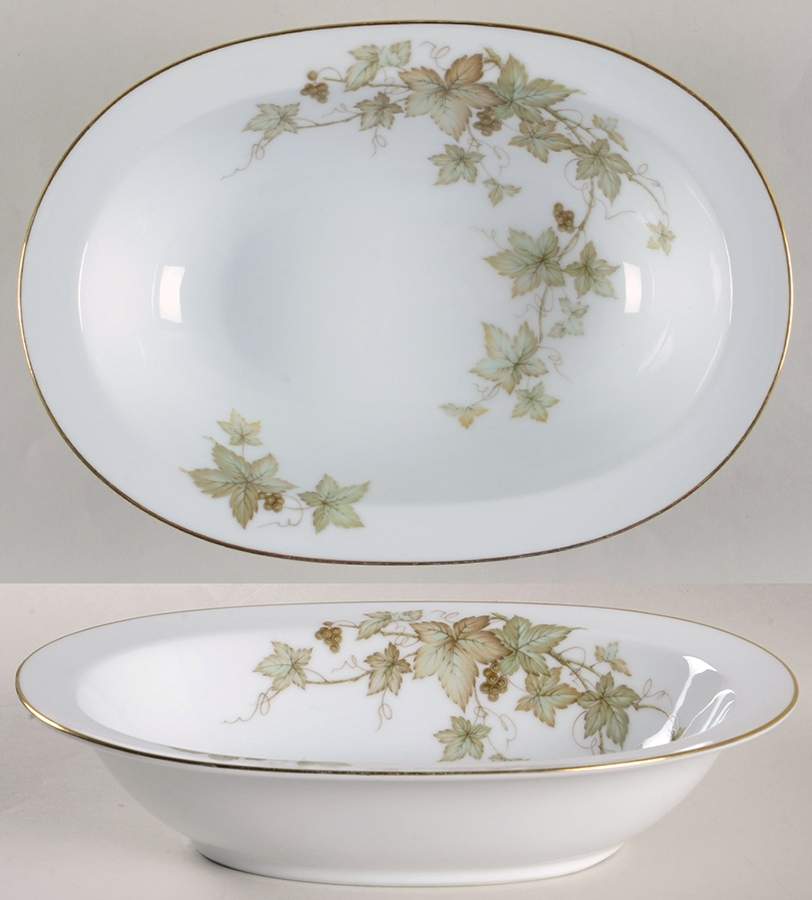 Trailing Ivy 10" Oval Vegetable Bowl by Noritake-1