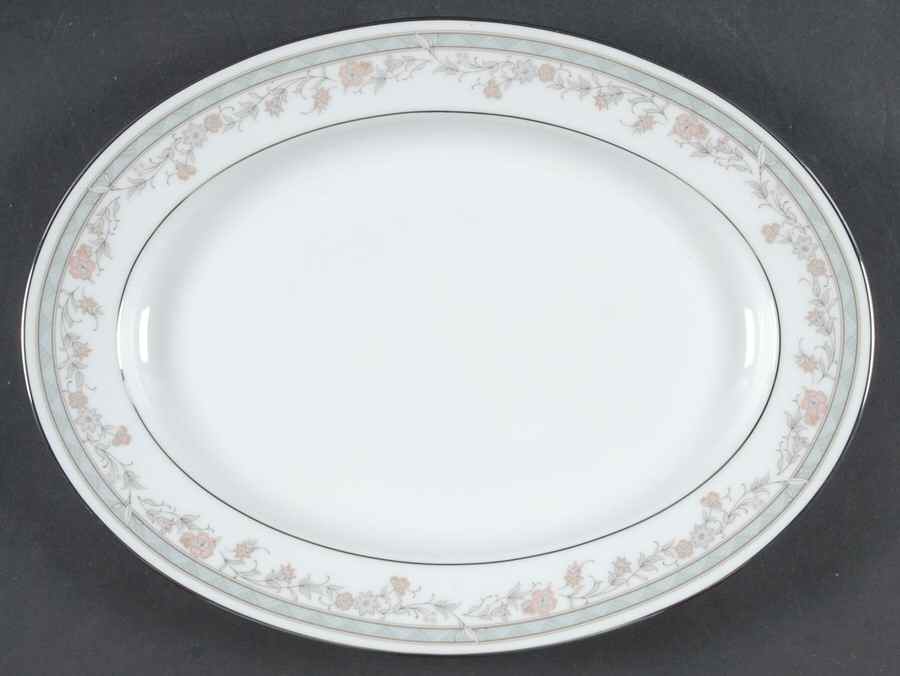 True Love 11" Oval Serving Platter by Noritake-1