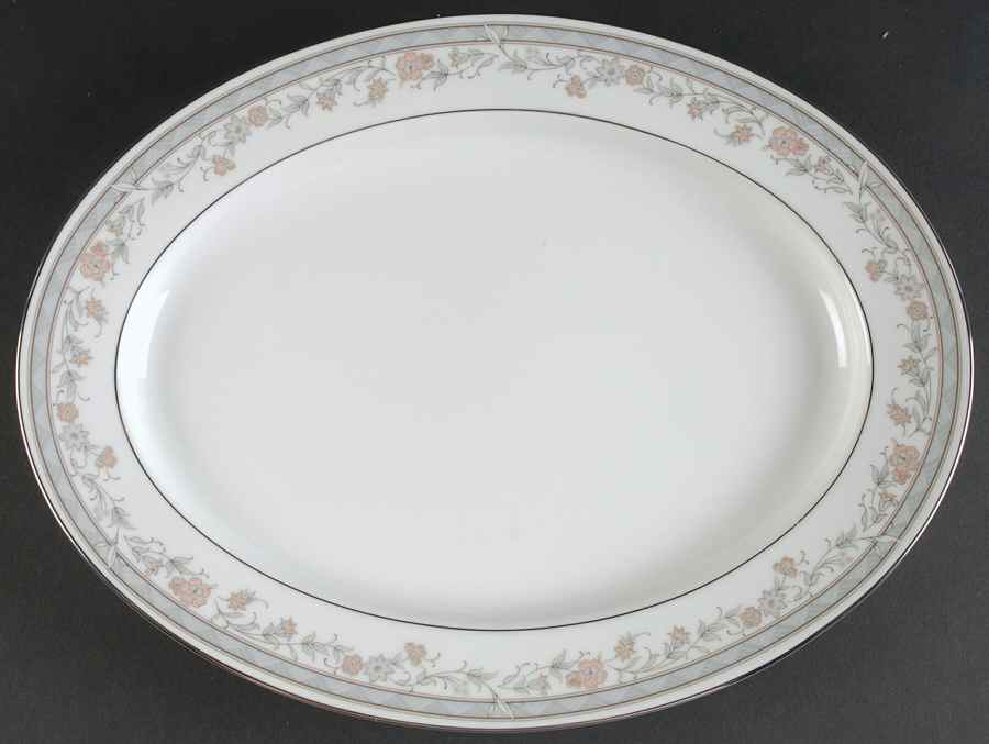 True Love 13" Oval Serving Platter by Noritake-1