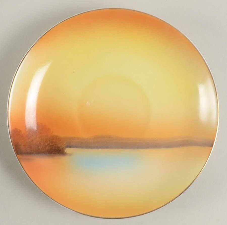 Tree In The Meadow Saucer by Noritake-1