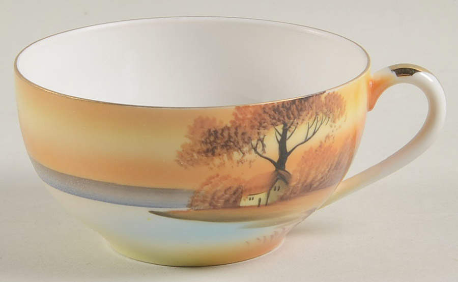 Tree In The Meadow Flat Cup by Noritake-1