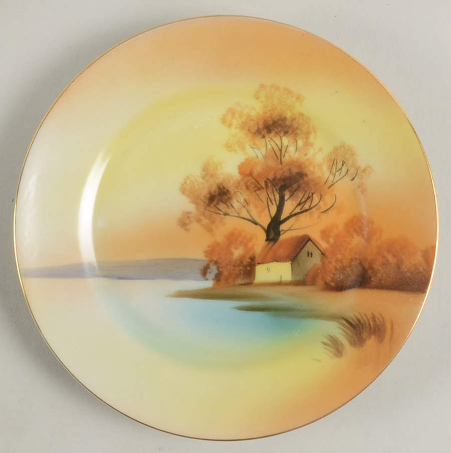 Tree In The Meadow Bread & Butter Plate by Noritake-1