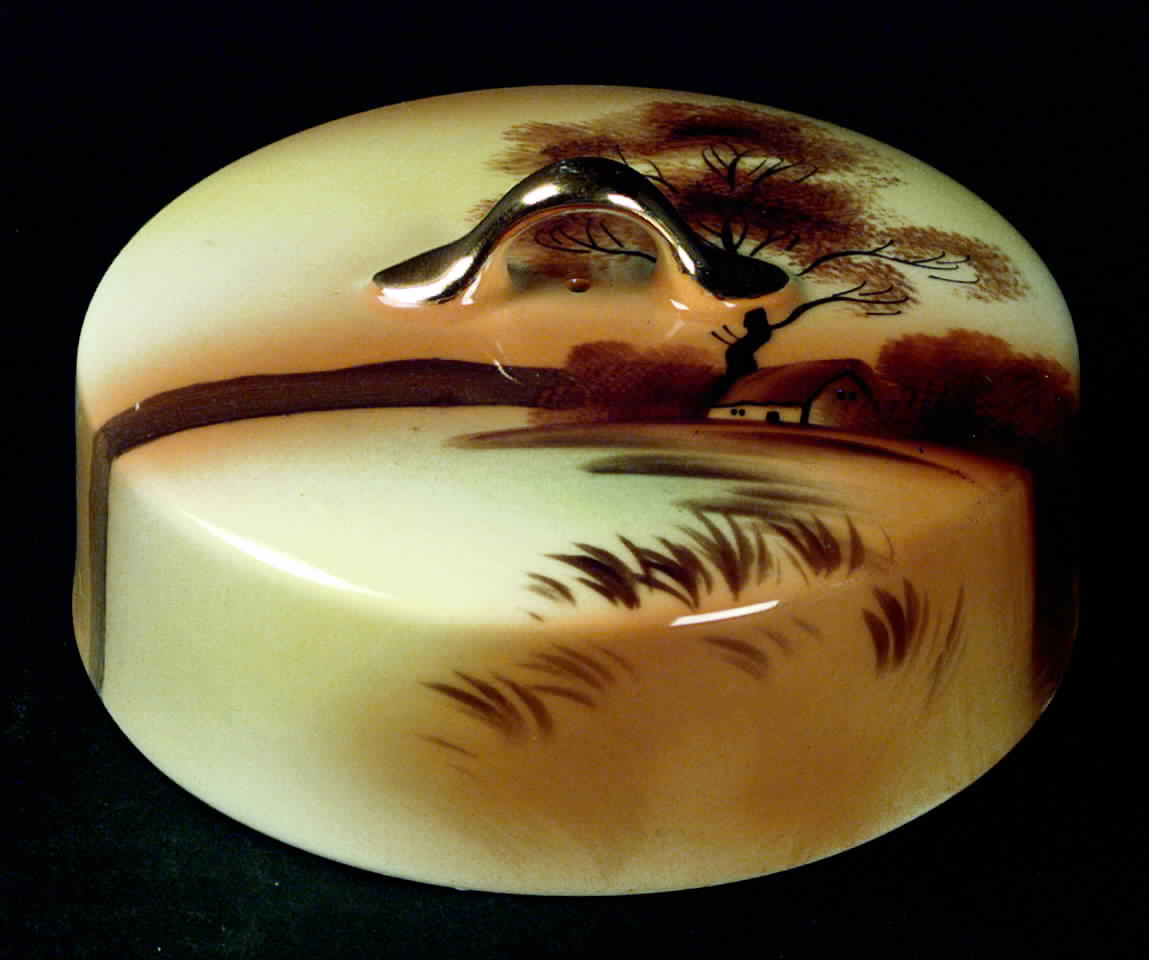 Tree In The Meadow Lid for Round Butter by Noritake-1