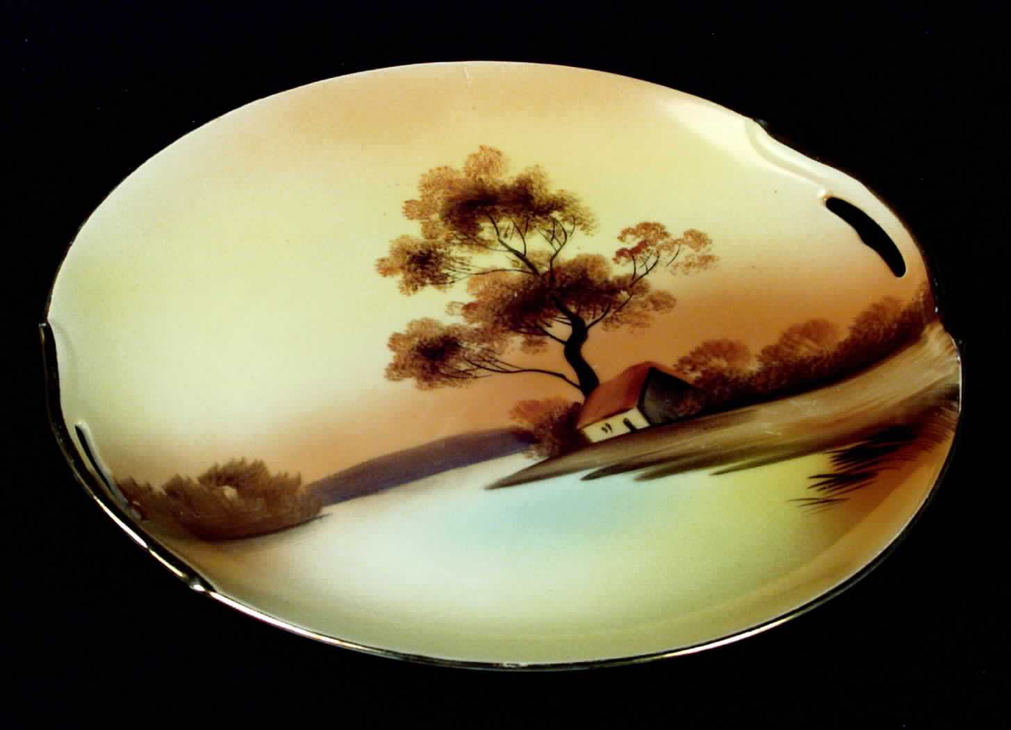 Tree In The Meadow Handled Cake Plate by Noritake-1