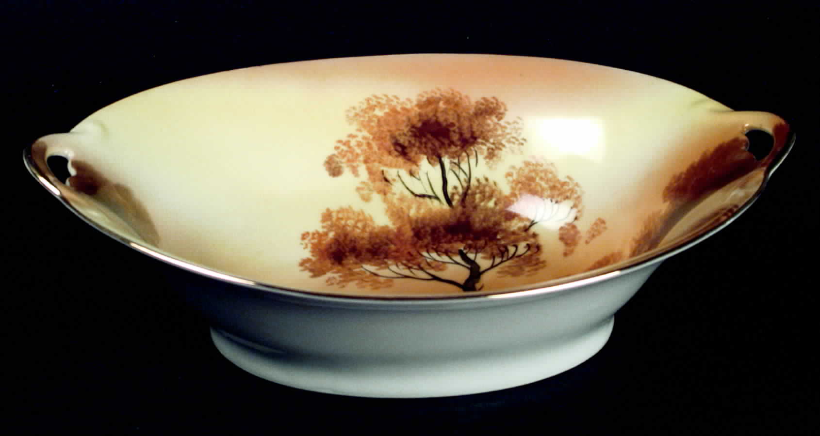 Tree In The Meadow 10" Oval Vegetable Bowl by Noritake-1