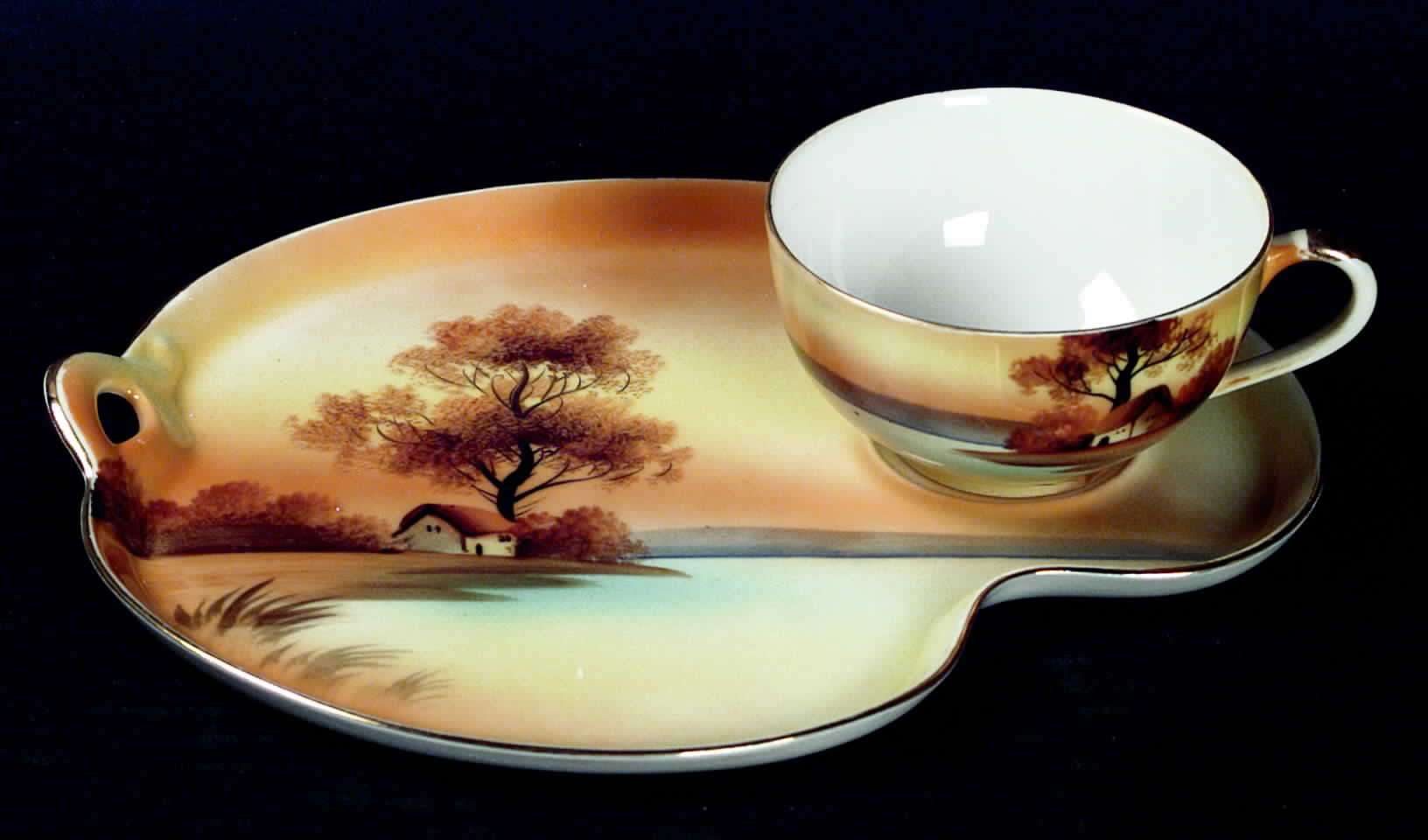 Tree In The Meadow Snack Plate by Noritake-1