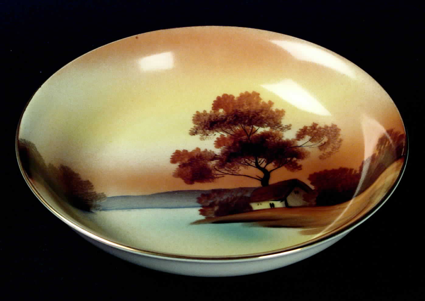 Tree In The Meadow Coupe Soup Bowl by Noritake-1
