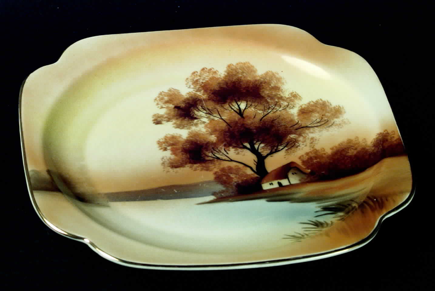 Tree In The Meadow Square Salad Plate by Noritake-1
