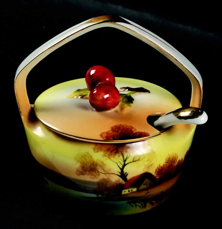 Tree In The Meadow Jam/Jelly & Lid by Noritake-1