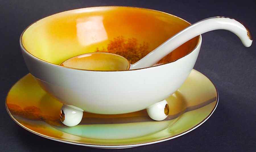 Tree In The Meadow 3 Piece Set, Whipped Cream Set by Noritake-1