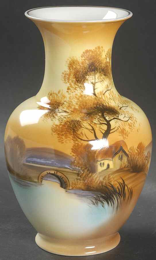 Tree In The Meadow 8" Vase by Noritake-1