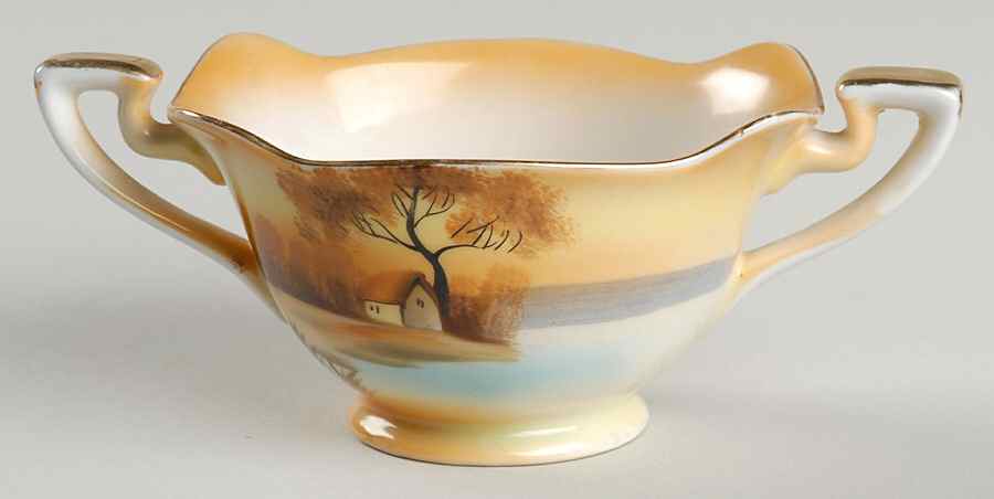 Tree In The Meadow Mini Open Sugar Bowl by Noritake-1