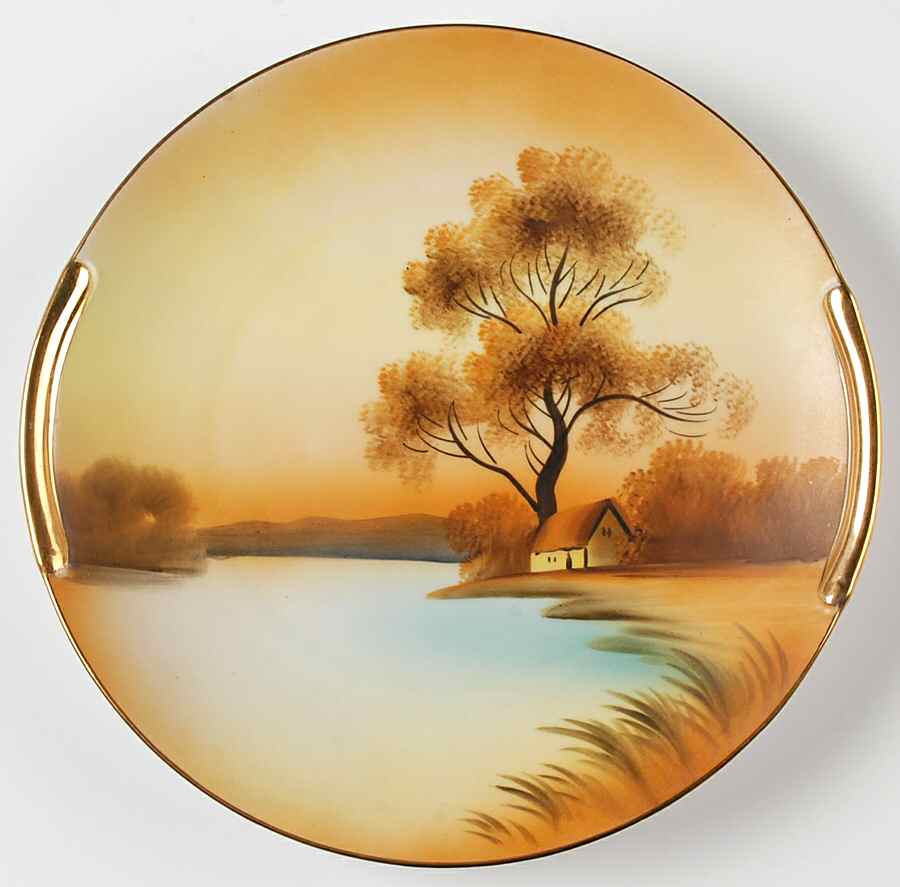 Tree In The Meadow Cake Plate by Noritake-1