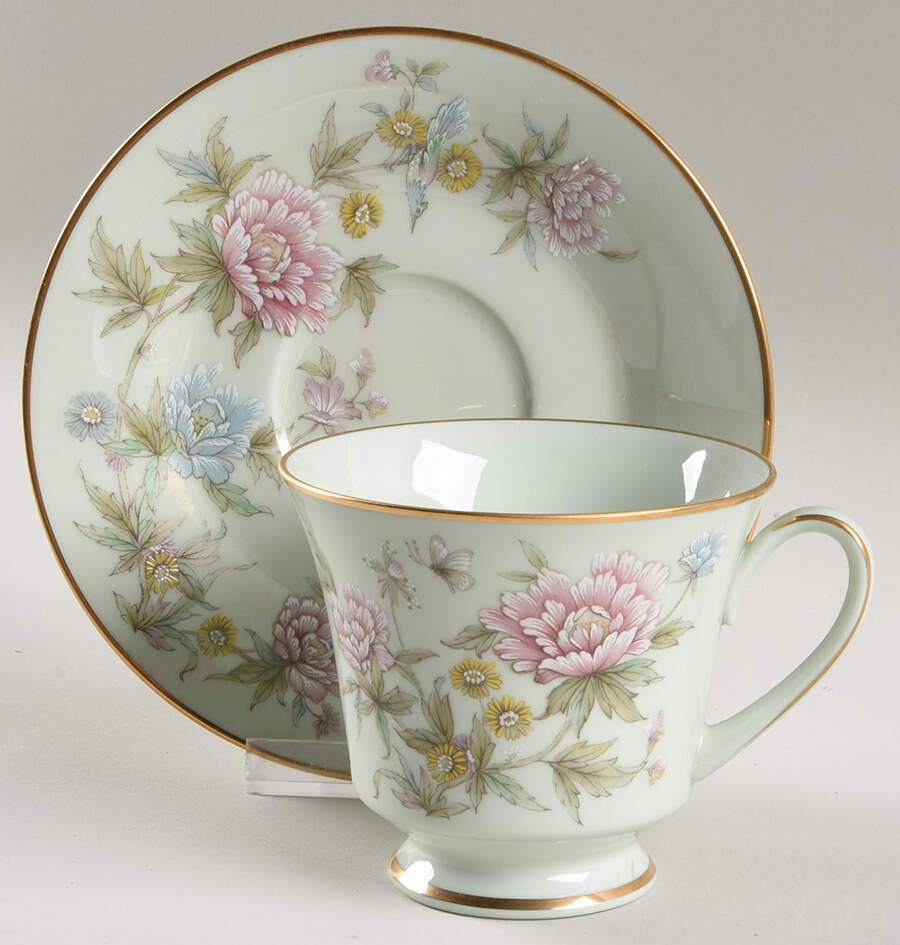 Troubadour Footed Cup & Saucer Set by Noritake-1