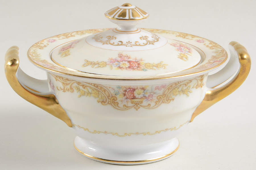 Trojan Sugar Bowl & Lid by Noritake-1