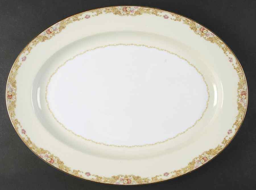 Trojan 16" Oval Serving Platter by Noritake-1