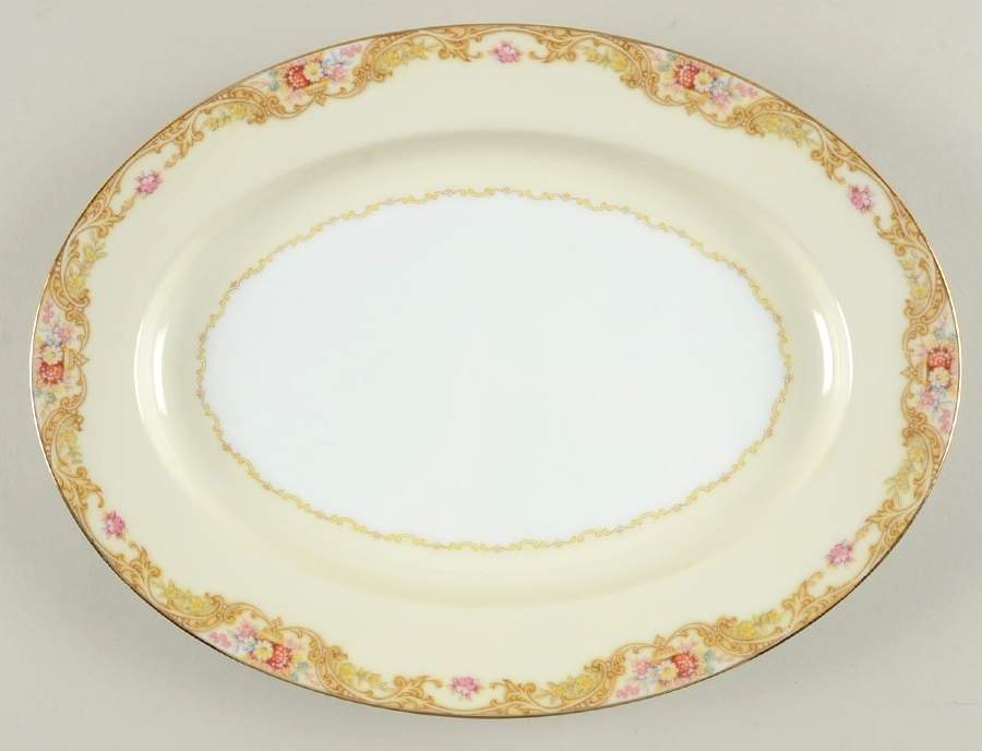 Trojan 11" Oval Serving Platter by Noritake-1