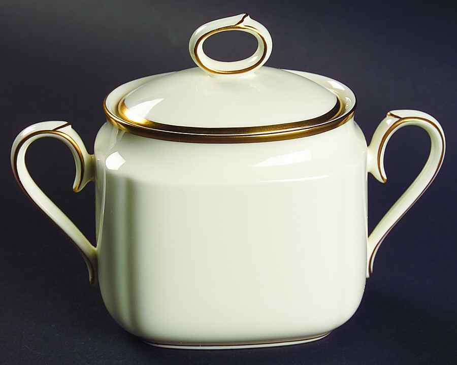 Troy Sugar Bowl & Lid by Noritake-1