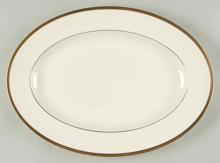 Troy 14" Oval Serving Platter by Noritake-1
