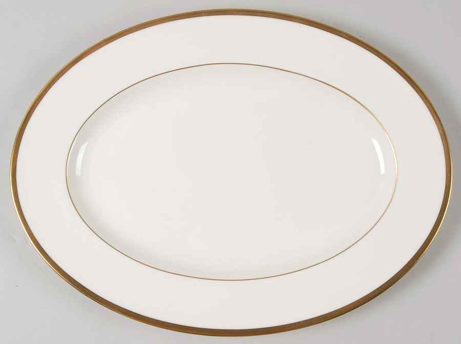 Troy 12" Oval Serving Platter by Noritake-1