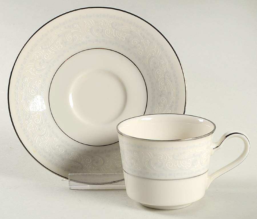 Trudy Footed Demitasse Cup & Saucer Set by Noritake-1