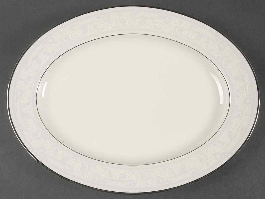 Trudy 11" Oval Serving Platter by Noritake-1