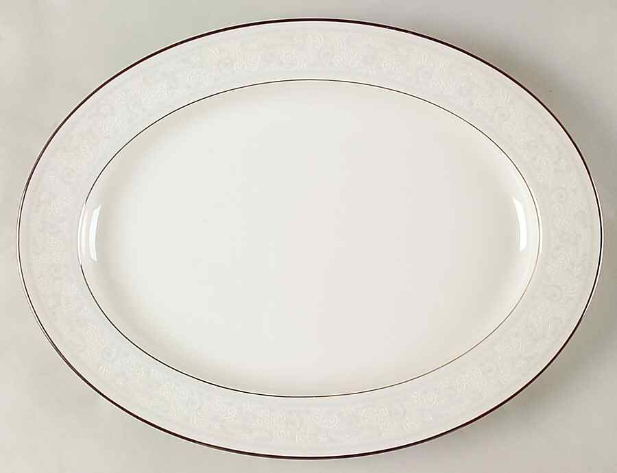 Trudy 16" Oval Serving Platter by Noritake-1