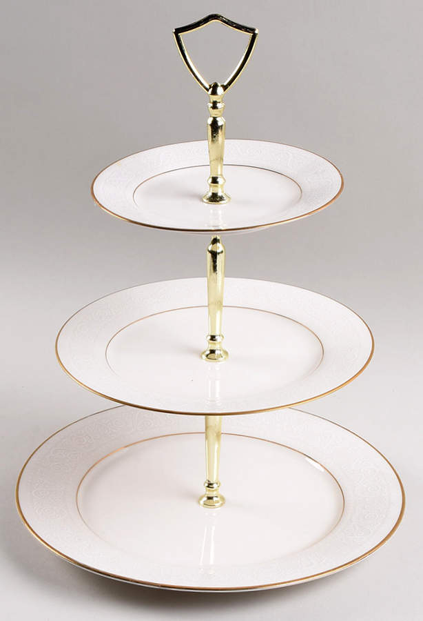 Tulane 3-Tiered Serving Tray (DP, SP, BB) by Noritake-1