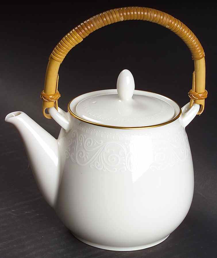 Tulane Mini Teapot & Lid by Noritake-1