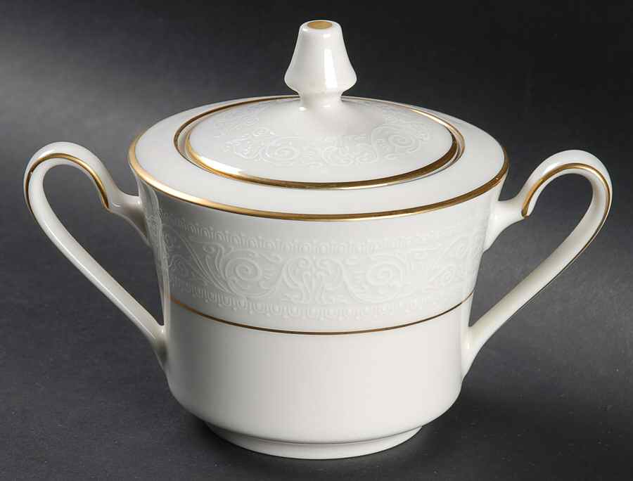 Tulane Sugar Bowl & Lid by Noritake-1