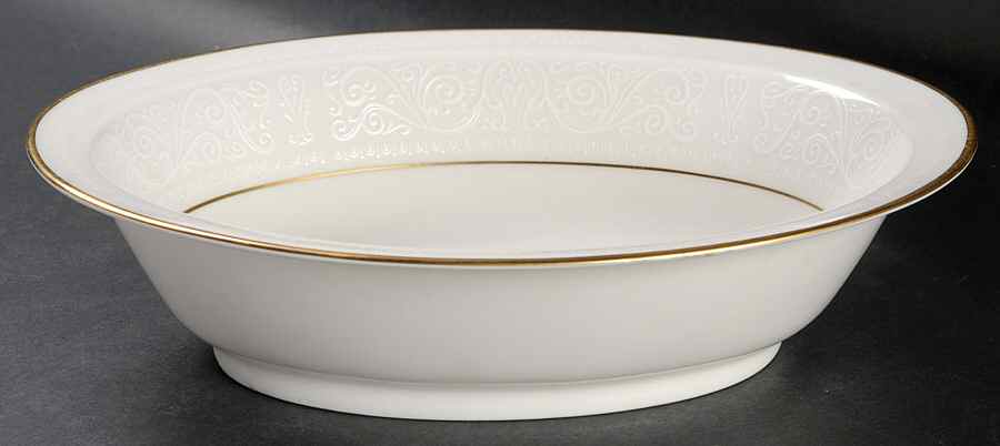 Tulane 10" Oval Vegetable Bowl by Noritake-1