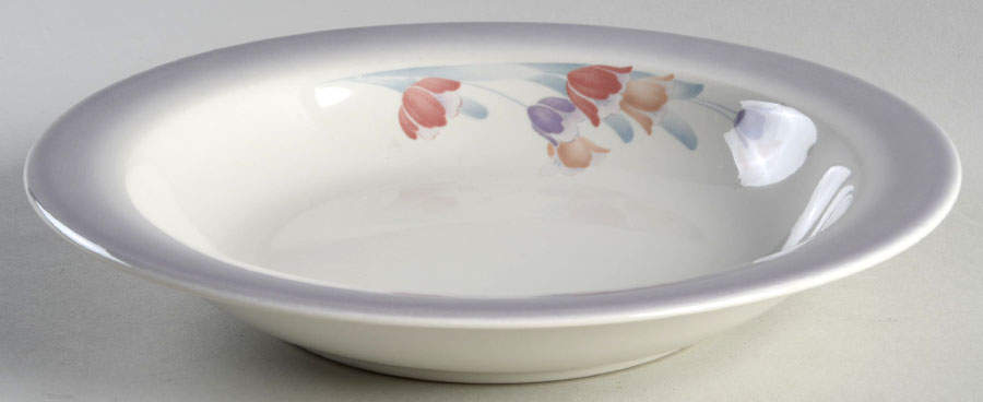 Tulip Magic Rim Soup Bowl by Noritake-1
