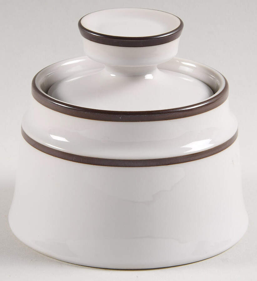 Tundra Sugar Bowl & Lid by Noritake-1