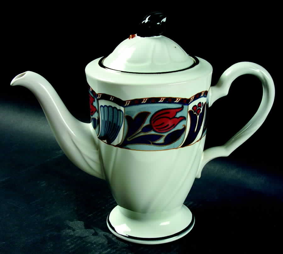 Tulip Ridge Coffee Pot & Lid by Noritake-1