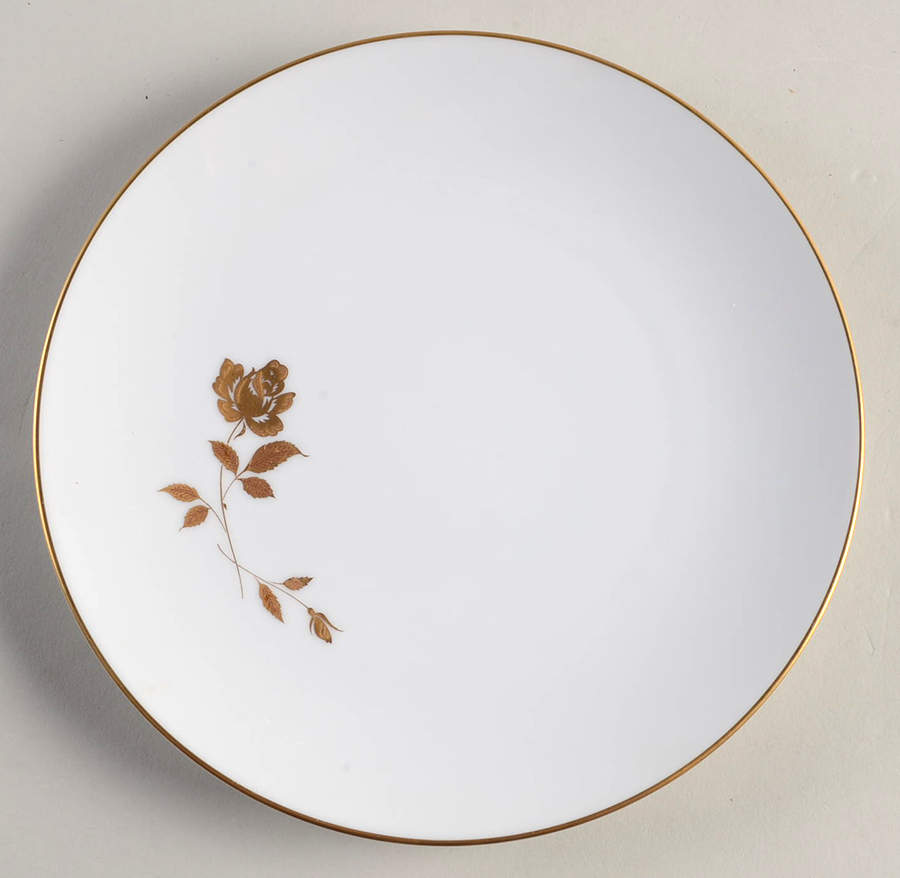 Tudor Rose Salad Plate by Noritake-1