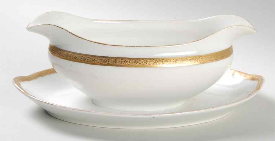 Tuscan Gravy Boat with Attached Underplate by Noritake-1