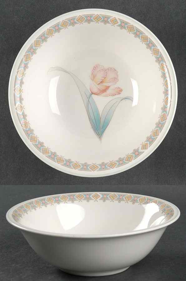 Tulip Time Coupe Cereal Bowl by Noritake-1
