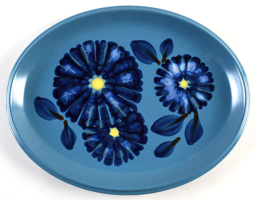 Twilight 14" Oval Serving Platter by Noritake-1