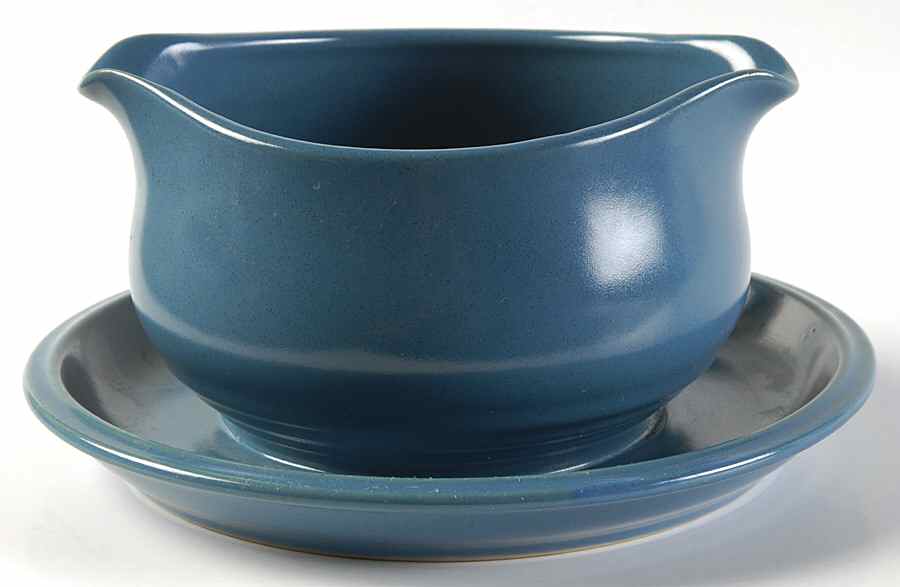 Twilight Gravy Boat with Attached Underplate by Noritake-1