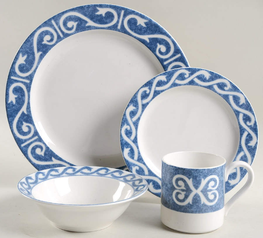 Twilight Melody 4 Piece Place Setting by Noritake-1