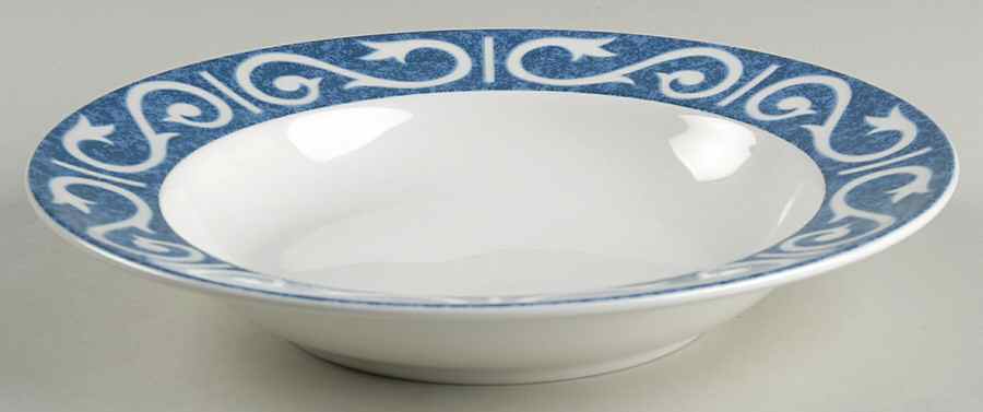 Twilight Melody Large Rim Soup Bowl by Noritake-1