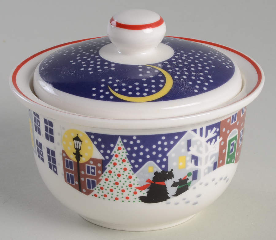 Twas The Night Before Christmas (#8100) Sugar Bowl & Lid by Noritake-1
