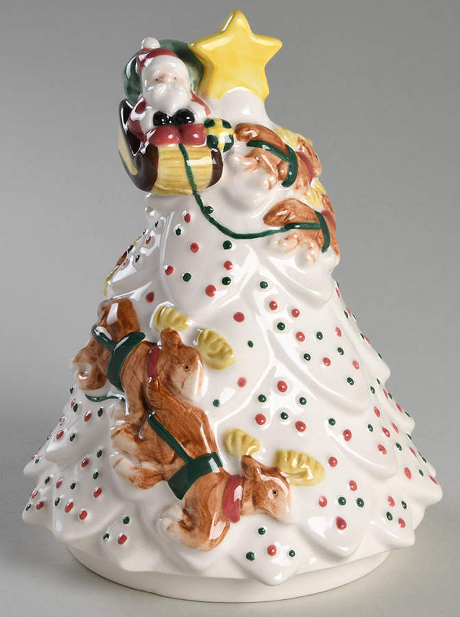 Twas The Night Before Christmas (#8100) Lid for Cookie Jar by Noritake-1