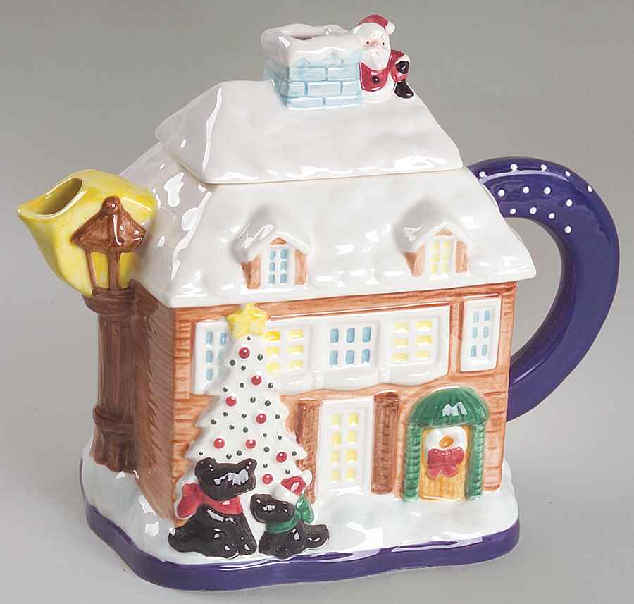 Twas The Night Before Christmas (#8100) Teapot & Lid by Noritake-1