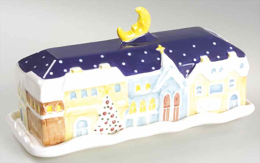 Twas The Night Before Christmas (#8100) 1/4 Lb Covered Butter by Noritake-1