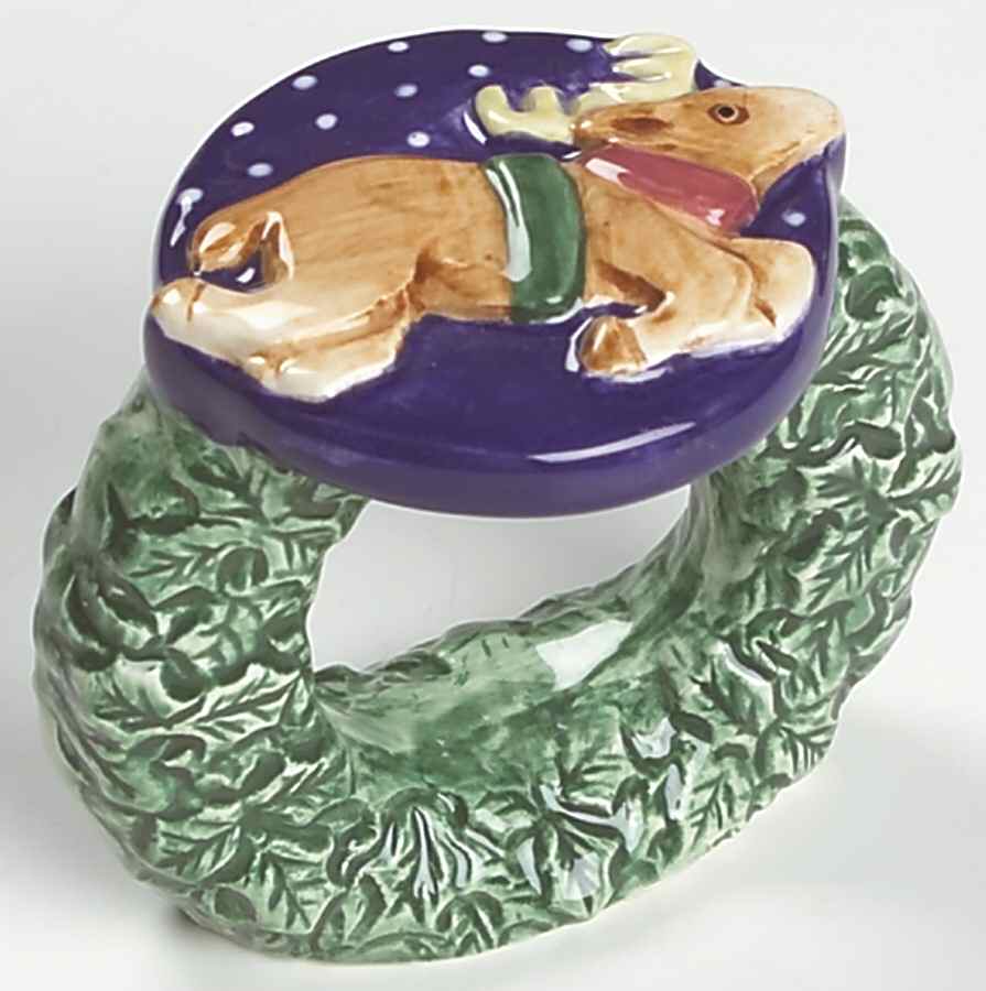Twas The Night Before Christmas (#8100) Napkin Ring by Noritake-1