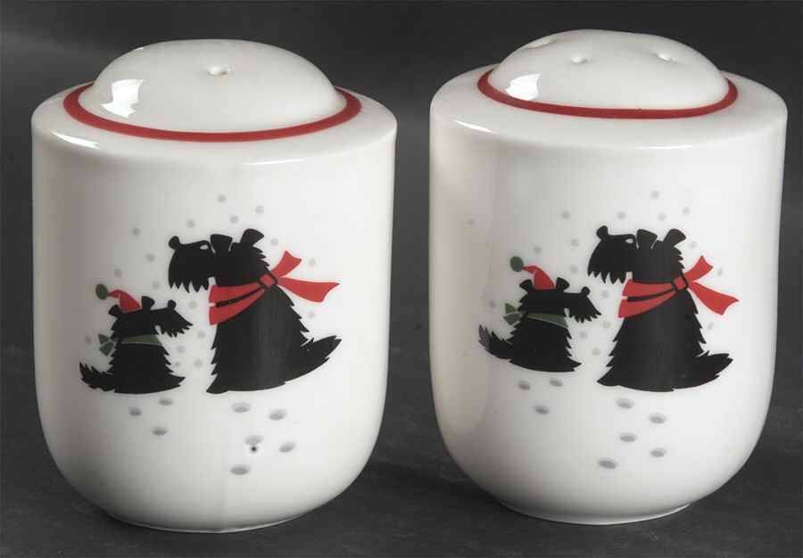 Twas The Night Before Christmas (#8100) Salt & Pepper Set by Noritake-1