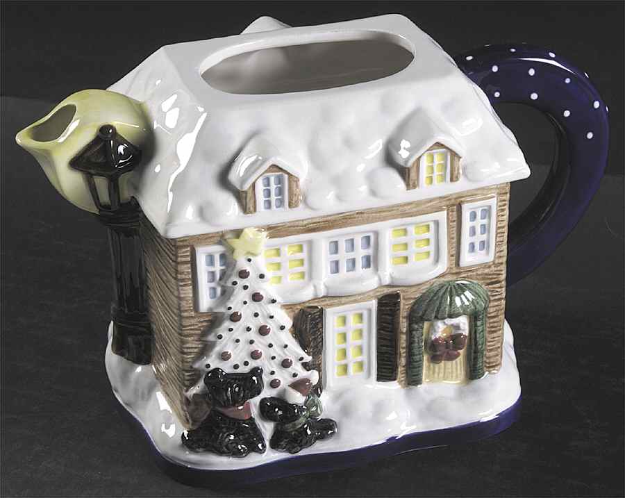 Twas The Night Before Christmas (#8100) Teapot No Lid by Noritake-1