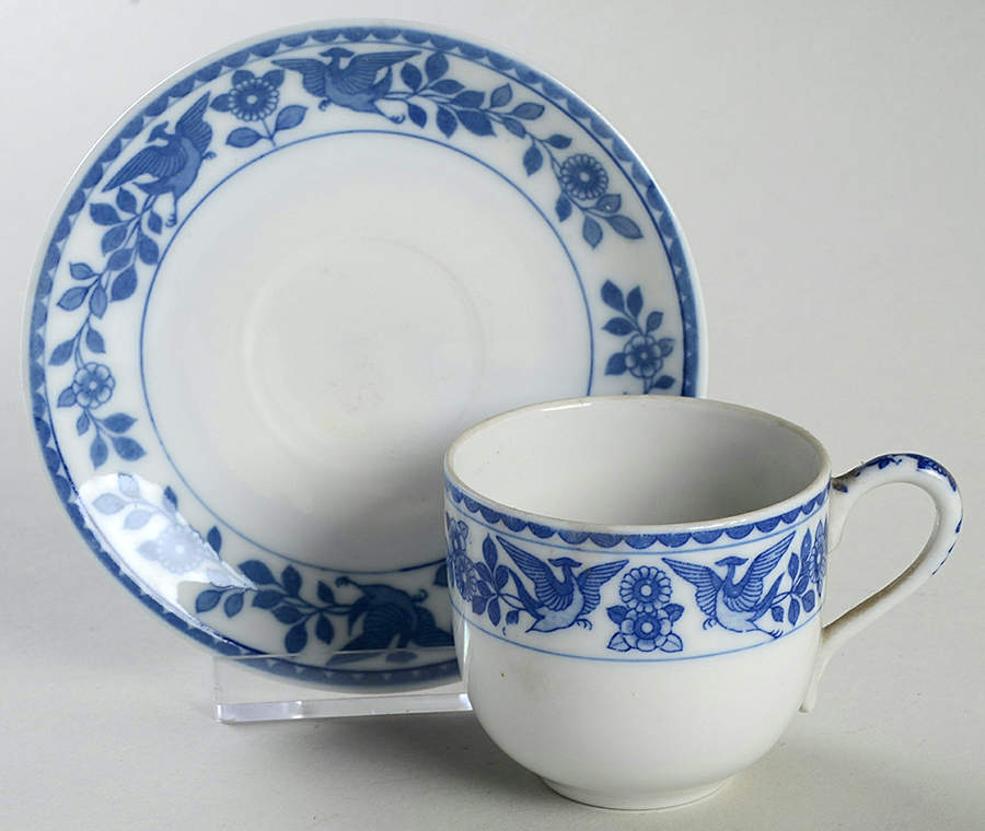 Twin Phoenix Flat Demitasse Cup & Saucer Set by Noritake-1