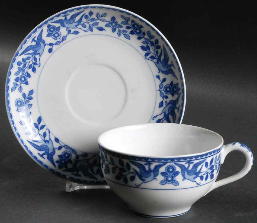 Twin Phoenix Oversized Cup & Saucer Set by Noritake-1